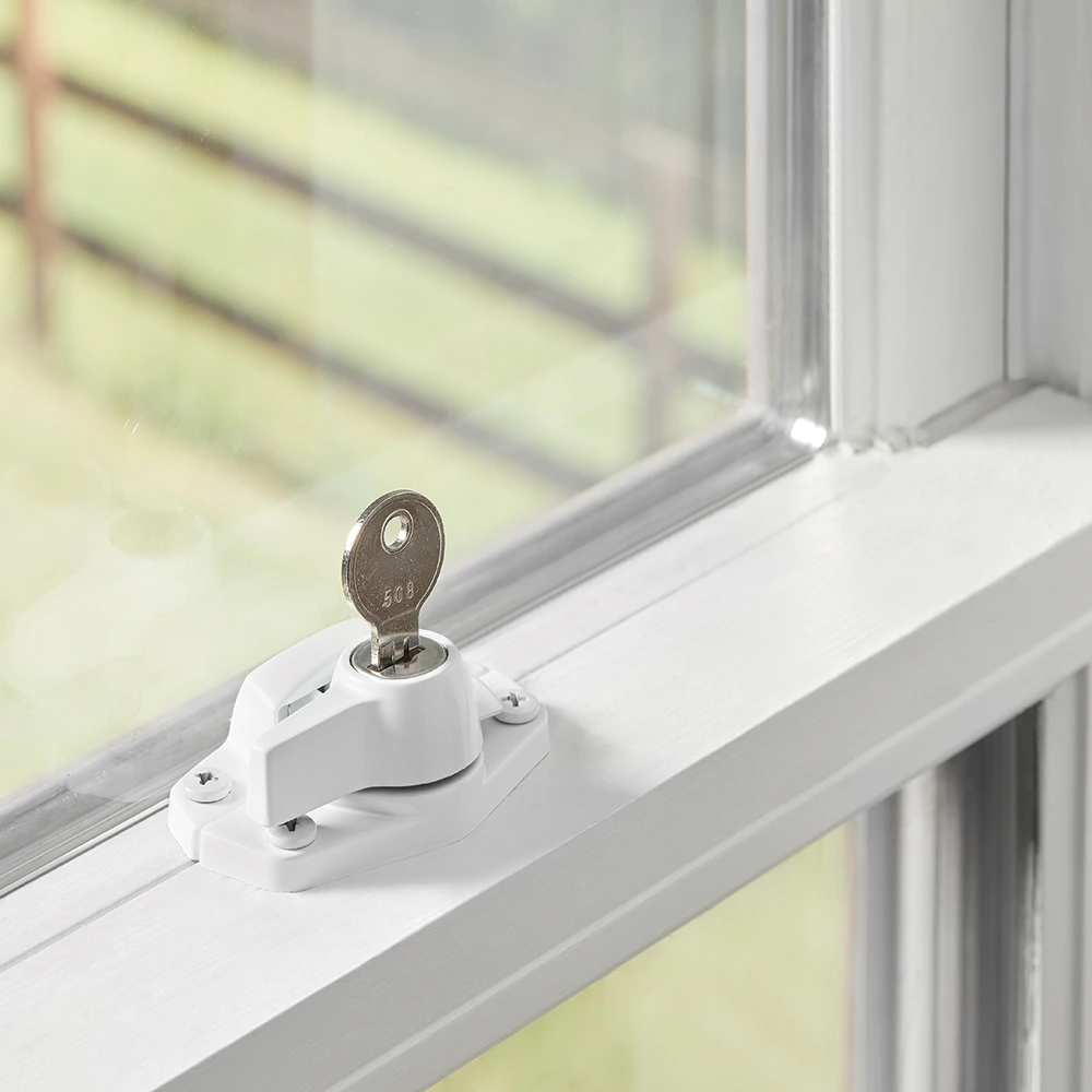 Window locks with key